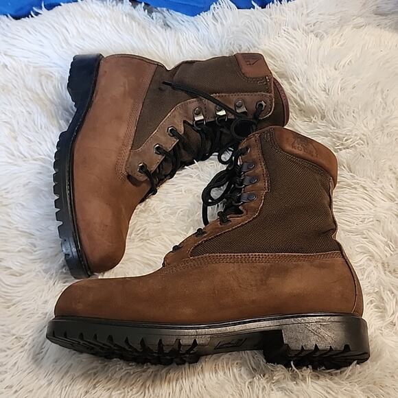 ROCKY OIL RESISTANT MADE IN GOOD OLDâUSAâLEATHERâ CANVASâWOMANS 8 - Picture 9 of 16